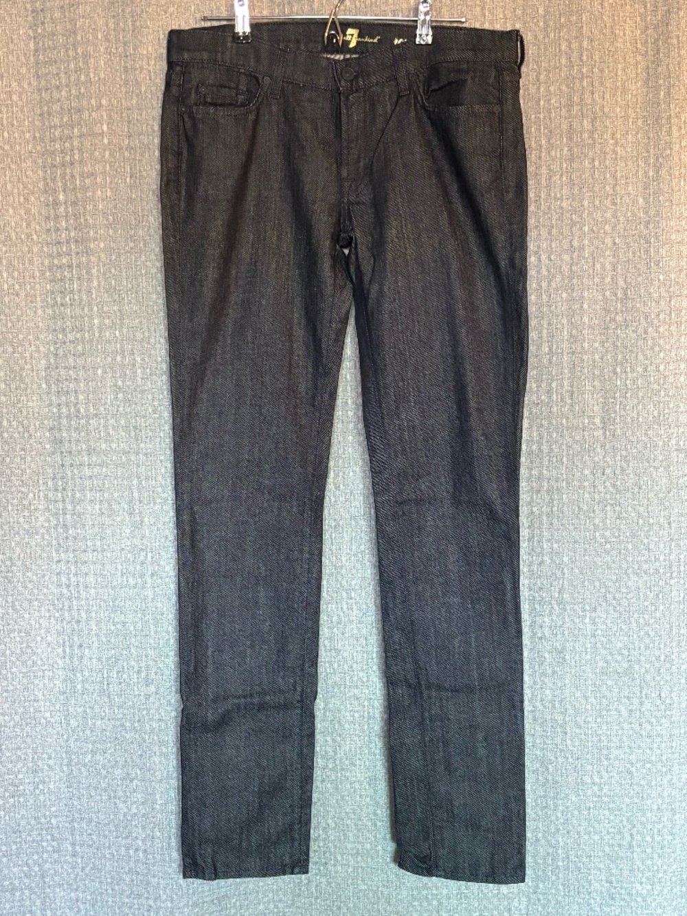 7 For All Mankind Roxanne Skinny Jeans Women's Size 32 Dark Wash Stretch Denim